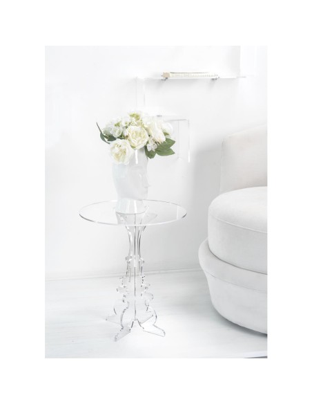 iPLEX Design - Maricla Tavolino Small Trasparente in plexiglass - 36x42x36 cm