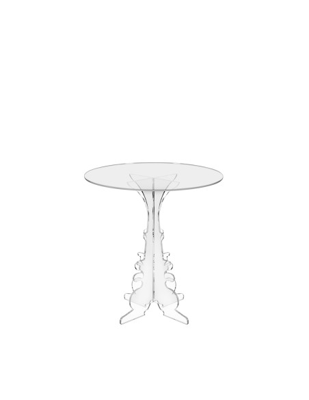 iPLEX Design - Maricla Tavolino Small Trasparente in plexiglass - 36x42x36 cm
