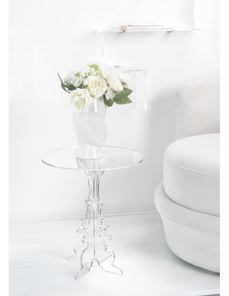 iPLEX Design - Maricla Tavolino Small Trasparente in plexiglass - 36x42x36 cm