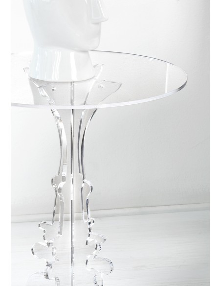 iPLEX Design - Maricla Tavolino Small Trasparente in plexiglass - 36x42x36 cm