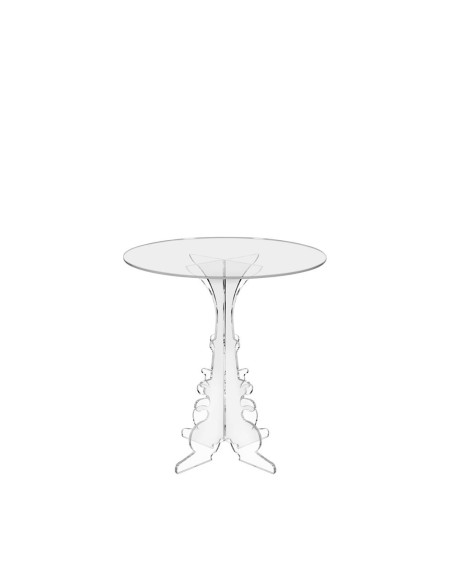 iPLEX Design - Maricla Tavolino Small Trasparente in plexiglass - 36x42x36 cm