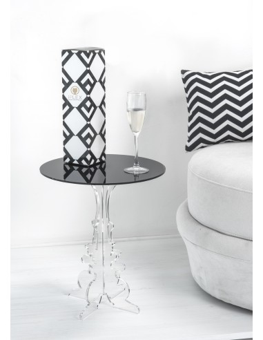 iPLEX Design - Maricla Tavolino Small Nero in plexiglass - 36x42x36 cm