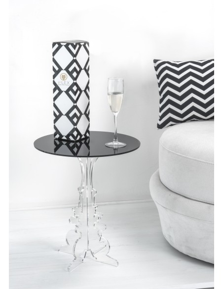 iPLEX Design - Maricla Tavolino Small Nero in plexiglass - 36x42x36 cm