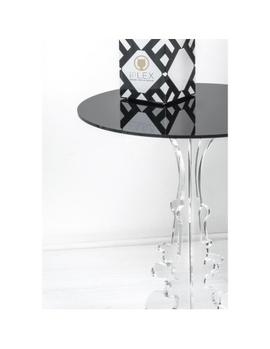 iPLEX Design - Maricla Tavolino Small Nero in plexiglass - 36x42x36 cm